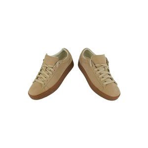 BRASH Tan Beige PLATFORM SNEAKERS SHOES FAUX SUEDE  GOTH PUNK Size 9